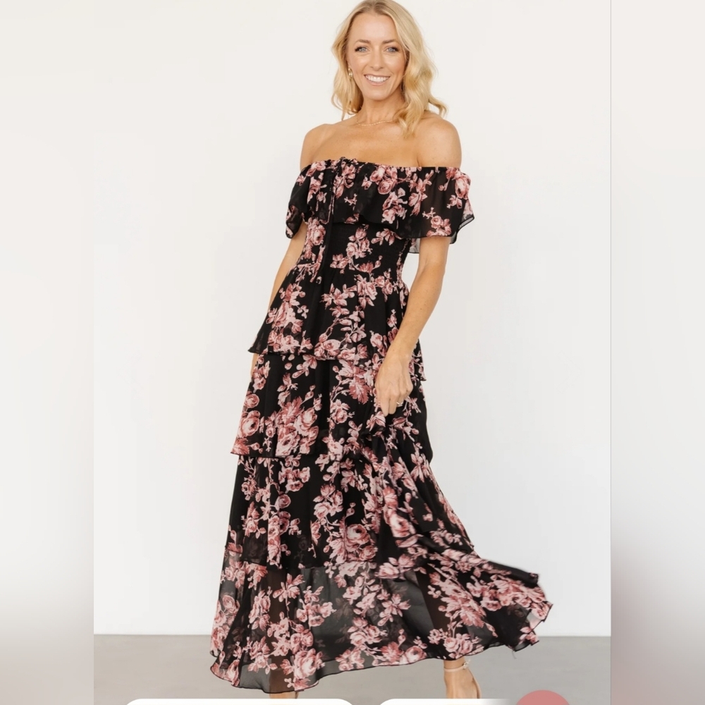 Baltic Born Carina Off Shoulder Maxi Dress
